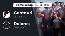 Recap: Centauri  vs. Dolores  2017