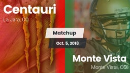 Matchup: Centauri  vs. Monte Vista  2018