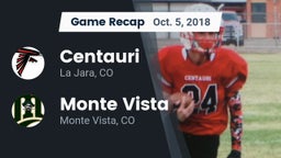 Recap: Centauri  vs. Monte Vista  2018