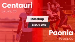 Matchup: Centauri  vs. Paonia  2019