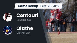 Recap: Centauri  vs. Olathe  2019