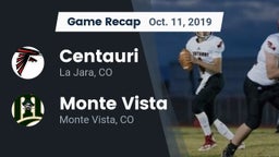 Recap: Centauri  vs. Monte Vista  2019