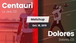 Matchup: Centauri  vs. Dolores  2019
