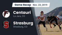 Recap: Centauri  vs. Strasburg  2019