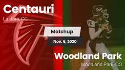 Matchup: Centauri  vs. Woodland Park  2020