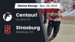Recap: Centauri  vs. Strasburg  2020