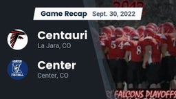 Recap: Centauri  vs. Center  2022