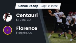 Recap: Centauri  vs. Florence  2022