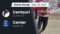 Recap: Centauri  vs. Center  2023