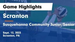 Scranton  vs Susquehanna Community Junior/Senior  Game Highlights - Sept. 12, 2023