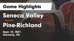 Seneca Valley  vs Pine-Richland  Game Highlights - Sept. 22, 2021