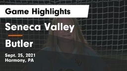Seneca Valley  vs Butler  Game Highlights - Sept. 25, 2021
