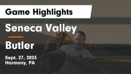 Seneca Valley  vs Butler  Game Highlights - Sept. 27, 2023