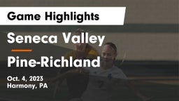 Seneca Valley  vs Pine-Richland  Game Highlights - Oct. 4, 2023