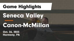 Seneca Valley  vs Canon-McMillan  Game Highlights - Oct. 26, 2023