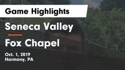 Seneca Valley  vs Fox Chapel  Game Highlights - Oct. 1, 2019