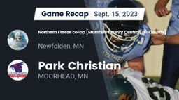 Recap: Northern Freeze co-op [Marshall County Central/Tri-County]  vs. Park Christian  2023