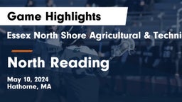 Essex North Shore Agricultural & Technical School vs North Reading  Game Highlights - May 10, 2024