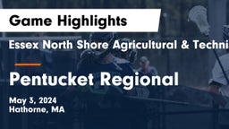 Essex North Shore Agricultural & Technical School vs Pentucket Regional  Game Highlights - May 3, 2024