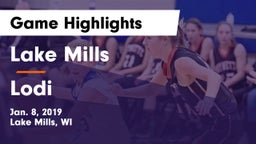 Lake Mills  vs Lodi  Game Highlights - Jan. 8, 2019