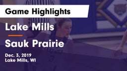 Lake Mills  vs Sauk Prairie  Game Highlights - Dec. 3, 2019