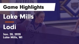Lake Mills  vs Lodi  Game Highlights - Jan. 28, 2020