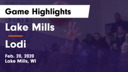 Lake Mills  vs Lodi  Game Highlights - Feb. 20, 2020