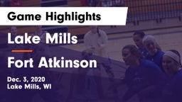 Lake Mills  vs Fort Atkinson  Game Highlights - Dec. 3, 2020