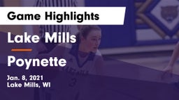 Lake Mills  vs Poynette  Game Highlights - Jan. 8, 2021