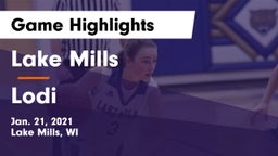 Lake Mills  vs Lodi  Game Highlights - Jan. 21, 2021