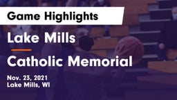 Lake Mills  vs Catholic Memorial Game Highlights - Nov. 23, 2021