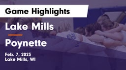 Lake Mills  vs Poynette  Game Highlights - Feb. 7, 2023