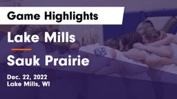 Lake Mills  vs Sauk Prairie  Game Highlights - Dec. 22, 2022
