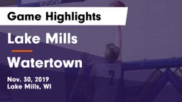 Lake Mills  vs Watertown  Game Highlights - Nov. 30, 2019