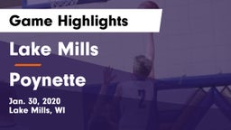 Lake Mills  vs Poynette  Game Highlights - Jan. 30, 2020