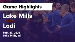 Lake Mills  vs Lodi  Game Highlights - Feb. 27, 2020