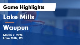 Lake Mills  vs Waupun  Game Highlights - March 2, 2024