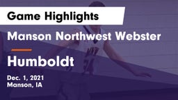 Manson Northwest Webster  vs Humboldt  Game Highlights - Dec. 1, 2021