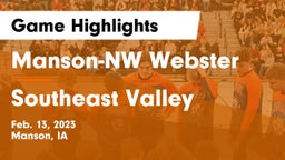 Manson-NW Webster  vs Southeast Valley Game Highlights - Feb. 13, 2023