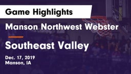 Manson Northwest Webster  vs Southeast Valley Game Highlights - Dec. 17, 2019