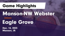 Manson-NW Webster  vs Eagle Grove  Game Highlights - Dec. 14, 2023