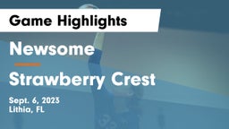 Newsome  vs Strawberry Crest  Game Highlights - Sept. 6, 2023