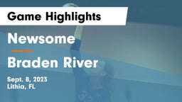 Newsome  vs Braden River  Game Highlights - Sept. 8, 2023