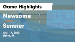 Newsome  vs Sumner Game Highlights - Oct. 17, 2023
