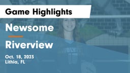 Newsome  vs Riverview Game Highlights - Oct. 18, 2023