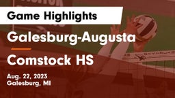 Galesburg-Augusta  vs Comstock HS Game Highlights - Aug. 22, 2023