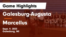 Galesburg-Augusta  vs Marcellus  Game Highlights - Sept. 9, 2023