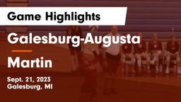 Galesburg-Augusta  vs Martin  Game Highlights - Sept. 21, 2023