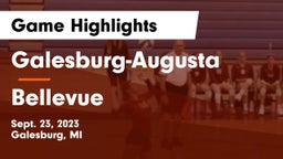 Galesburg-Augusta  vs Bellevue  Game Highlights - Sept. 23, 2023
