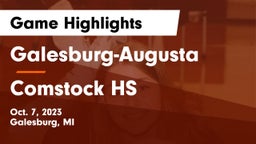 Galesburg-Augusta  vs Comstock HS Game Highlights - Oct. 7, 2023